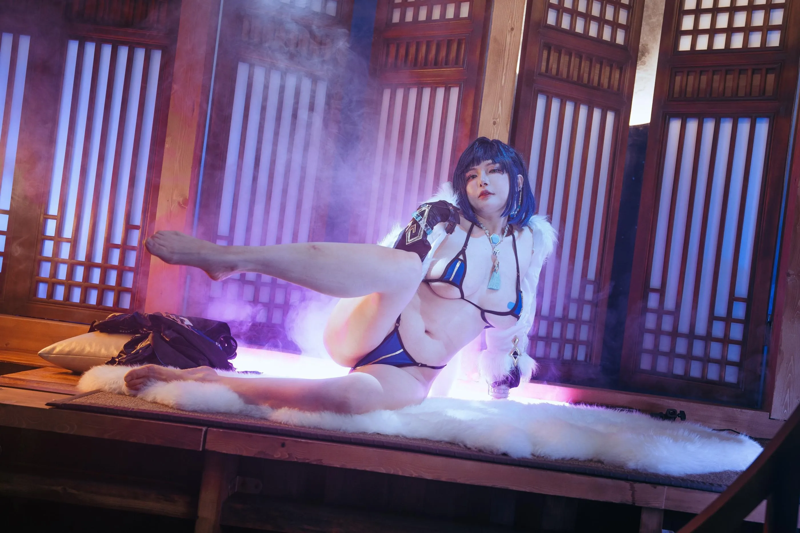 秋和柯基 – NO.107 夜兰 内衣 [66P]插图4